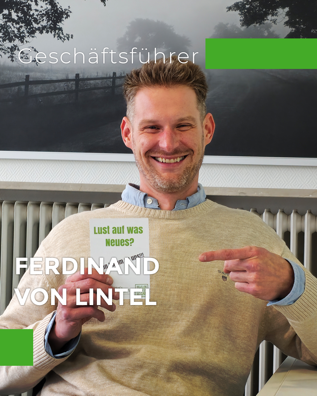Lintels Pflegeteam - Geschäftsführer Ferdinand von Lintel